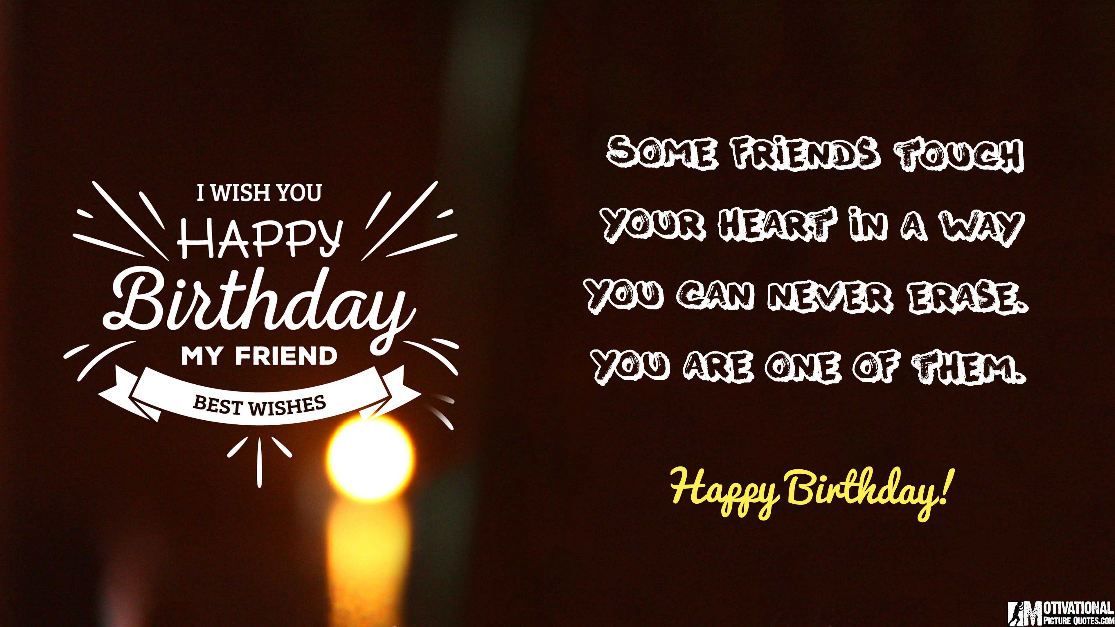 Bday Wish Quotes For Friend - HD Wallpaper 