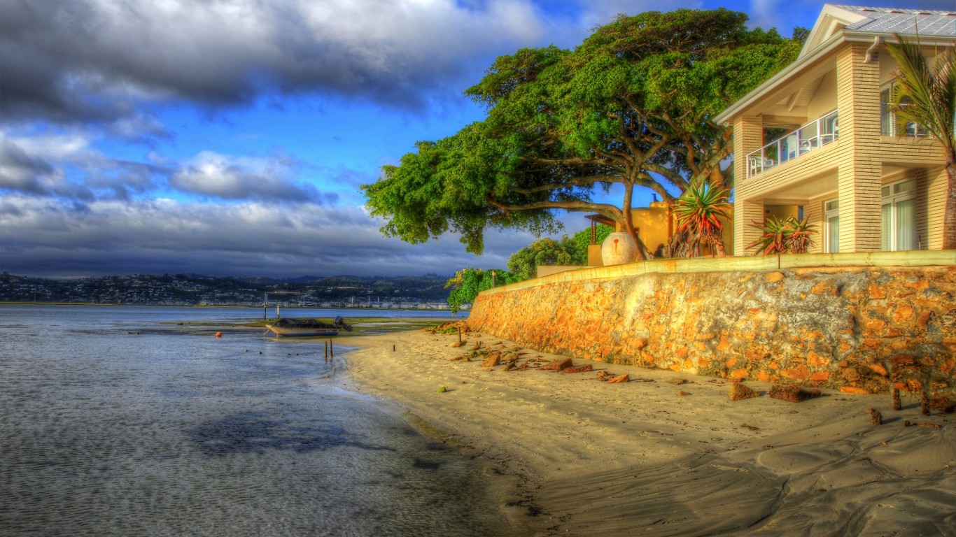 Wallpapers Miguel Benjamin, Sunrise On A Tropical Island - Adobe Photoshop Beautiful Background - HD Wallpaper 