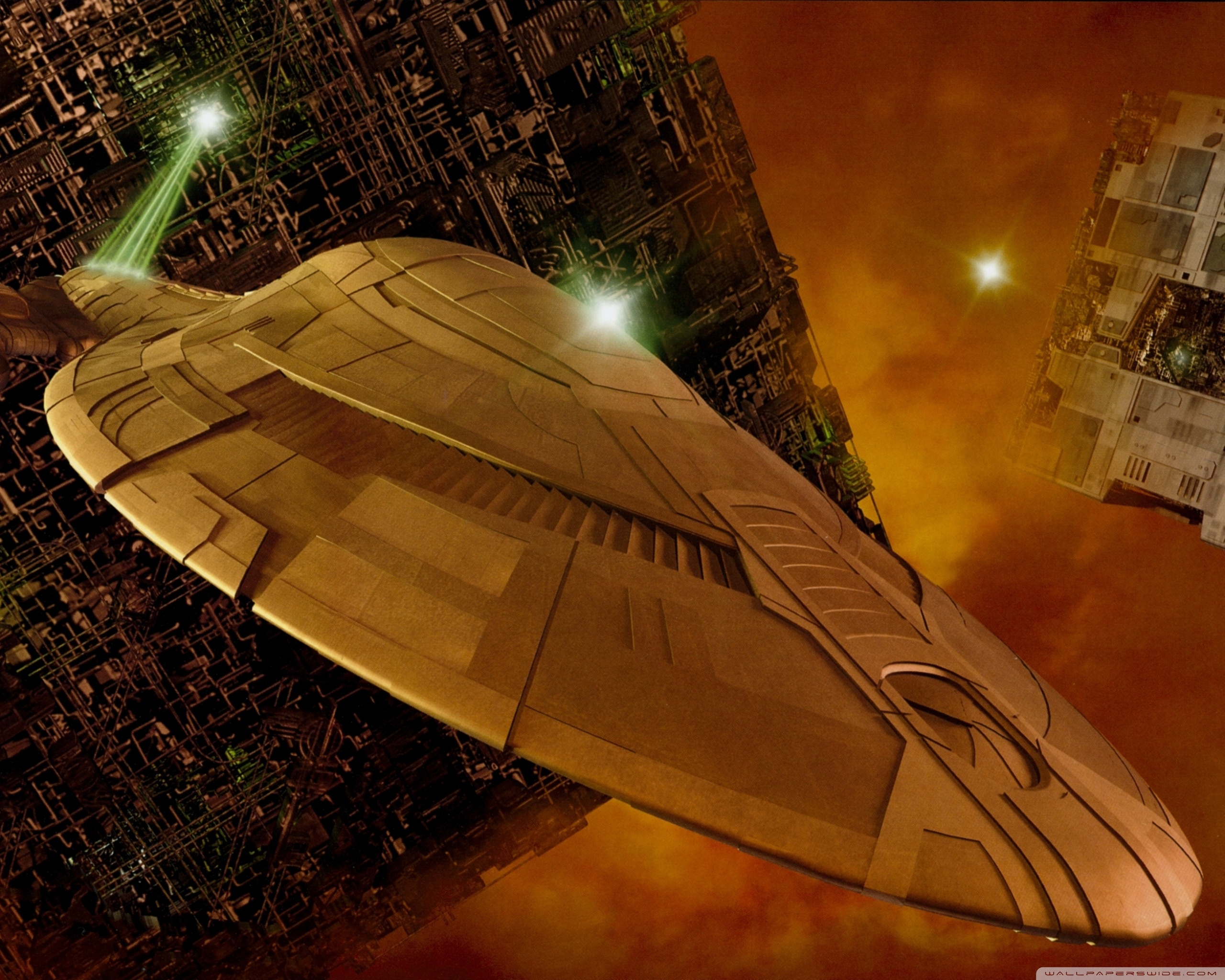 Star Trek Voyager And Borg - HD Wallpaper 