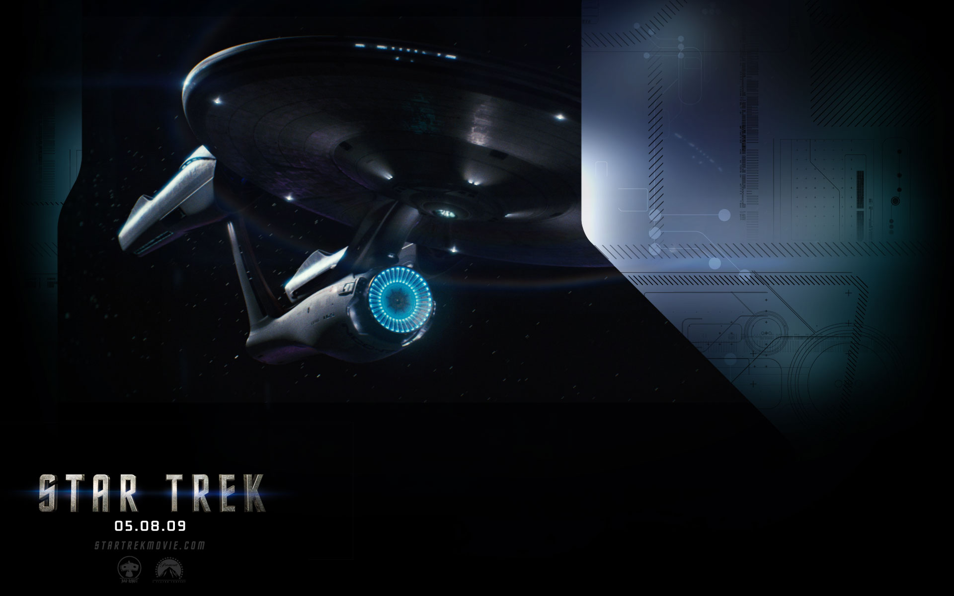 Star Trek 2009 Enterprise - HD Wallpaper 