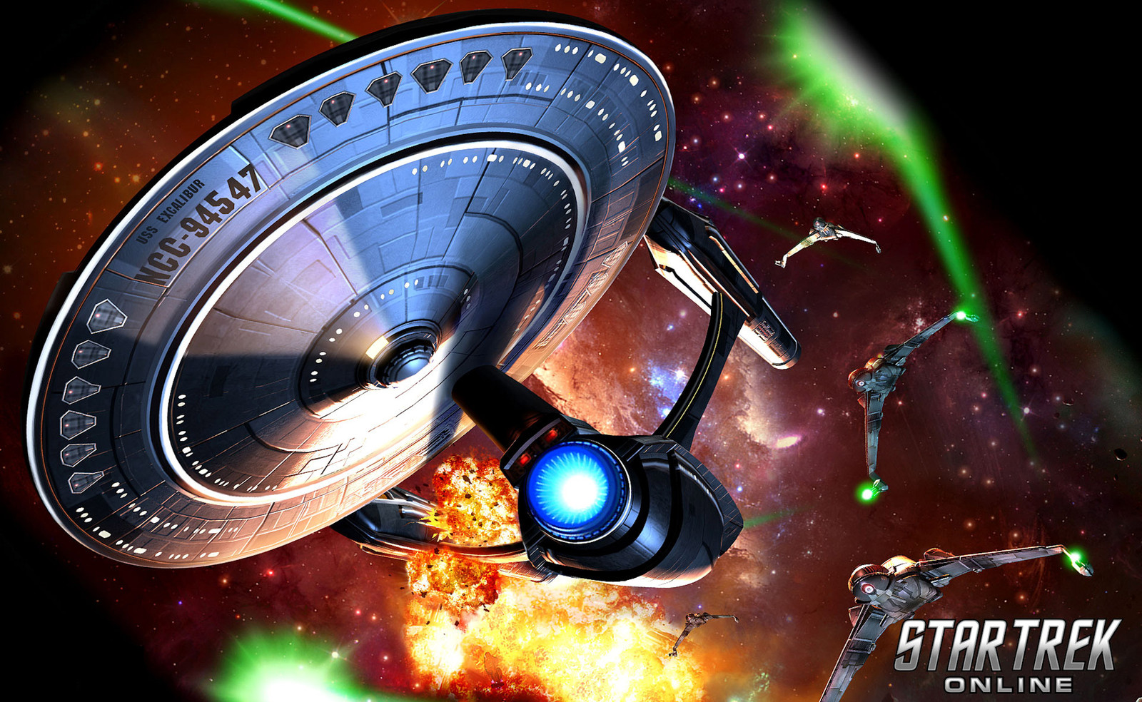 Star Trek Online Backgrounds, Compatible - Star Trek Online Beta Ships - HD Wallpaper 
