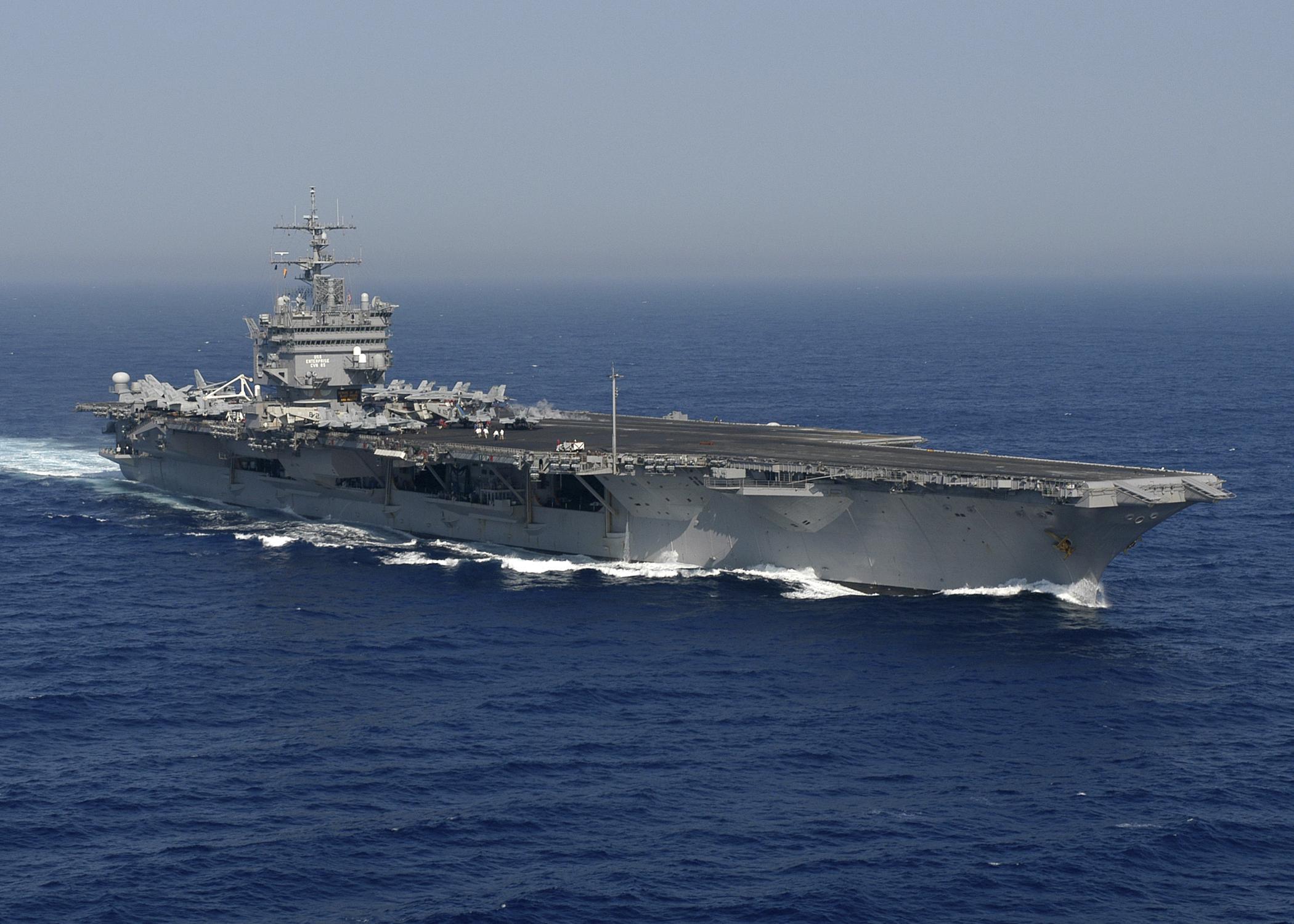 Uss Enterprise Cvn-65 - Navy Aircraft Carriers - HD Wallpaper 