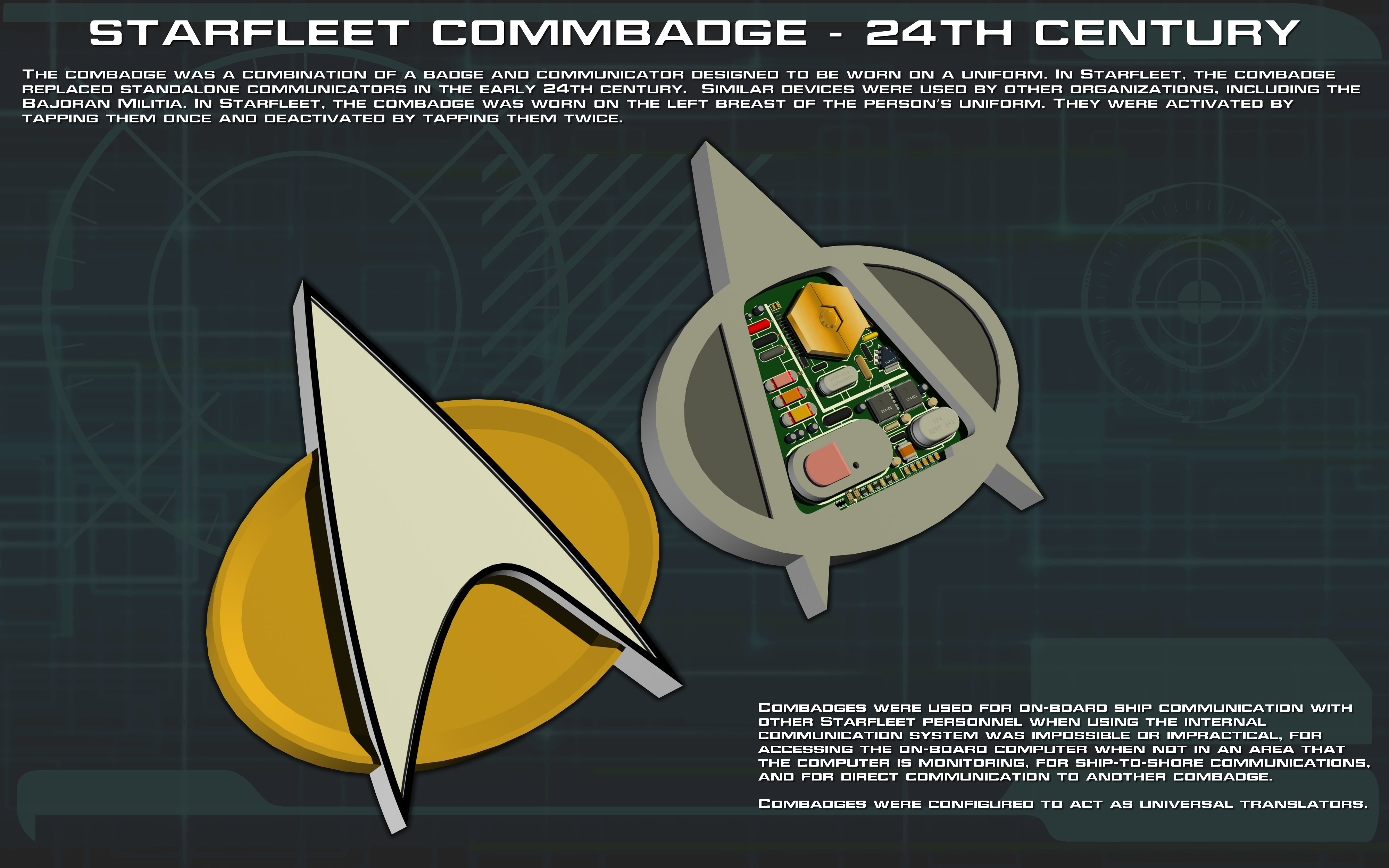 Star Trek 24th Century Communicator - HD Wallpaper 