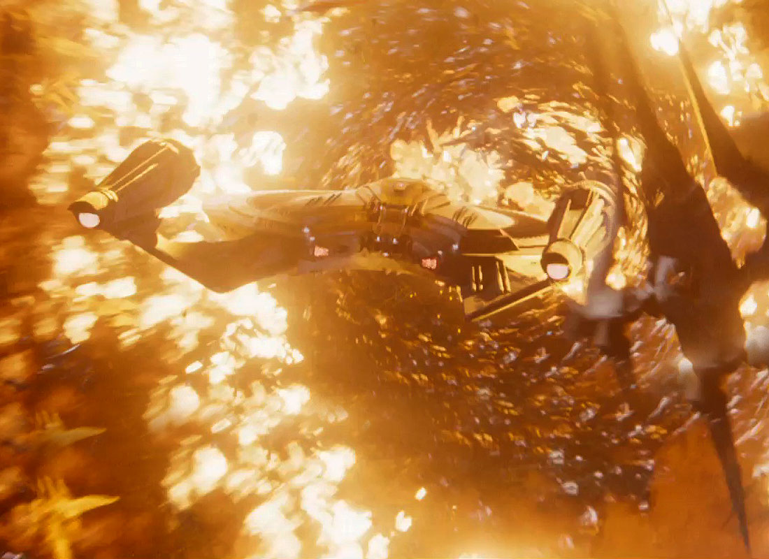 Star Trek Beyond Uss Franklin Vs Swarm - HD Wallpaper 