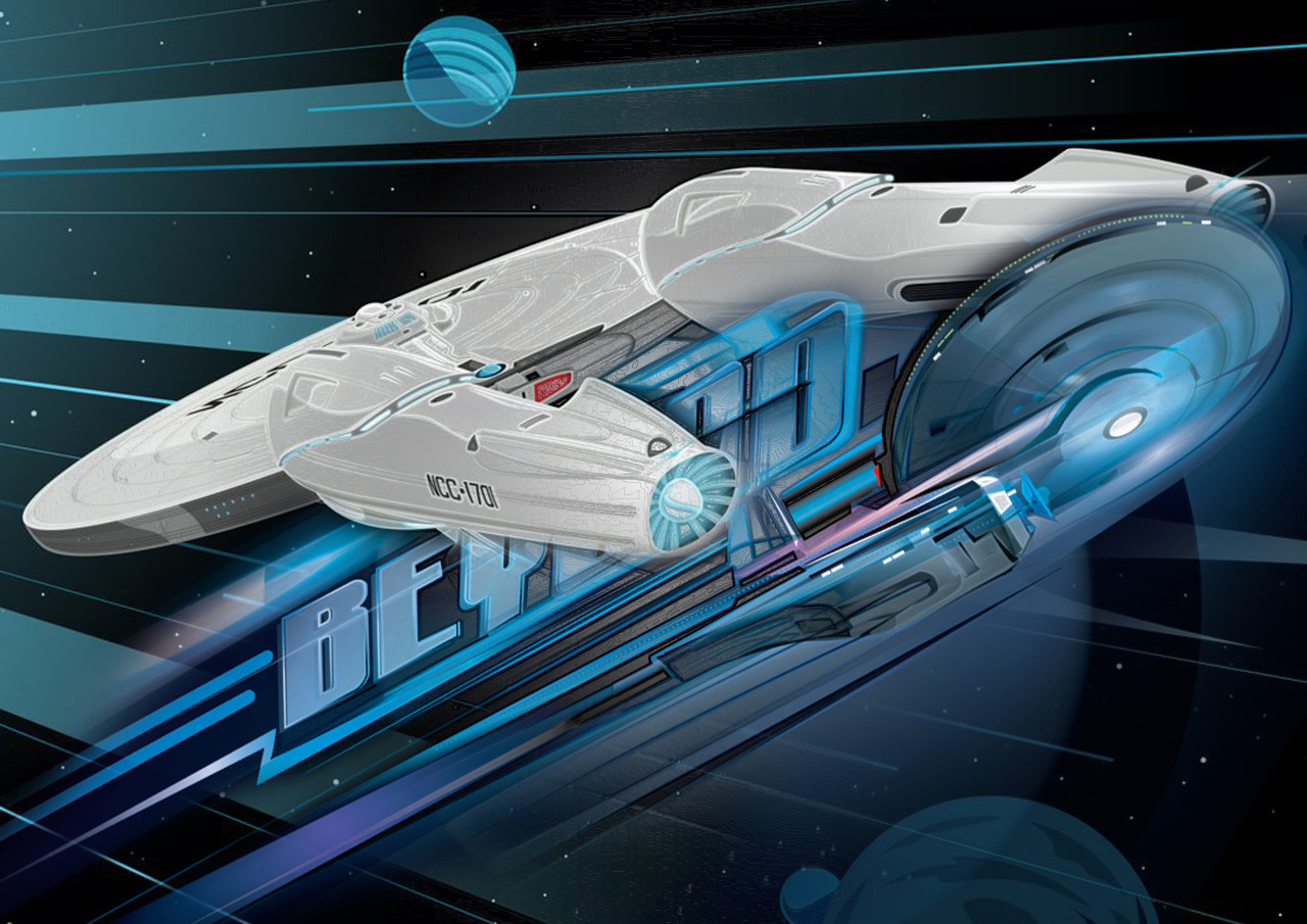 Uss Enterprise Art Ncc 1701 Reboot - HD Wallpaper 