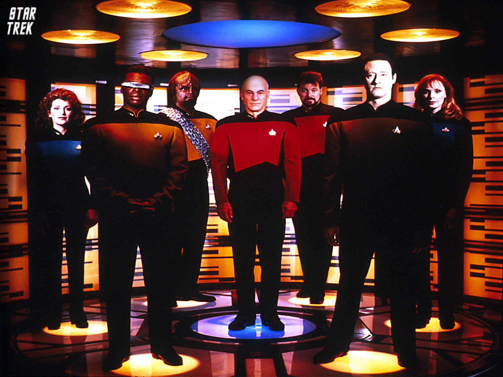- Star Trek The Next Generation Crew - Star Trek Tng Cast Season 7 - HD Wallpaper 
