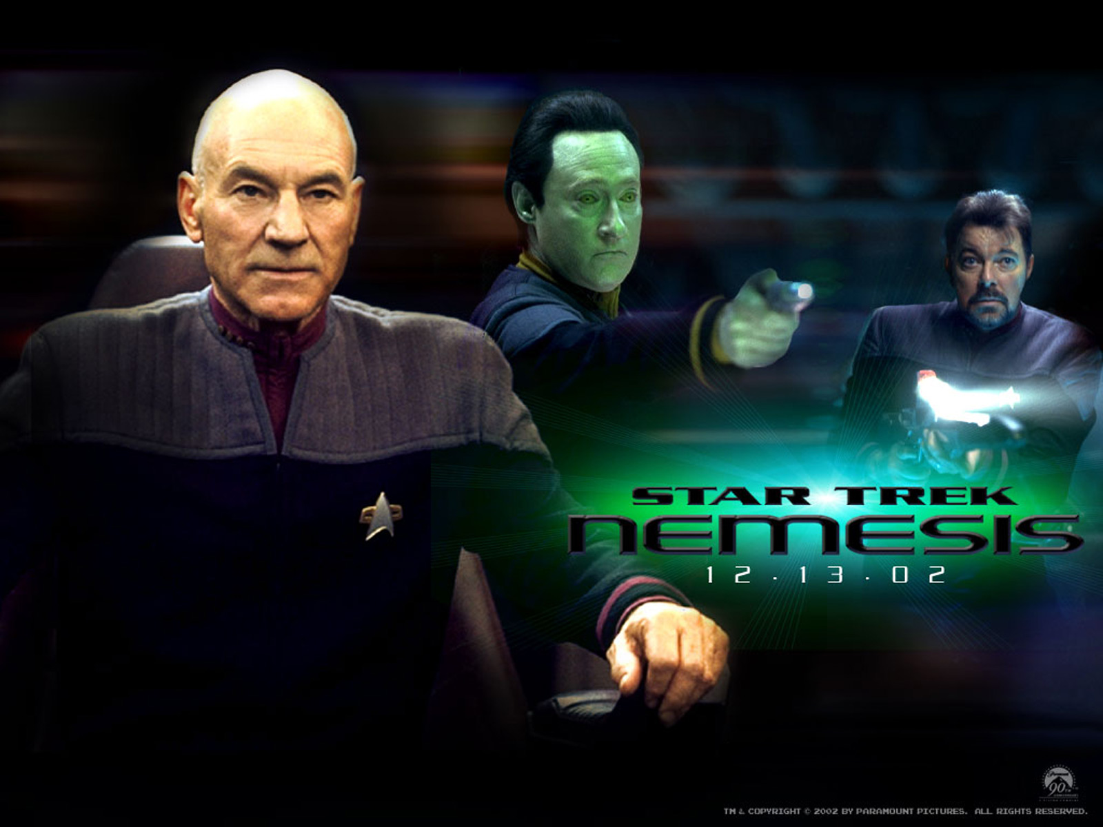 Star Trek Generations Picard - HD Wallpaper 