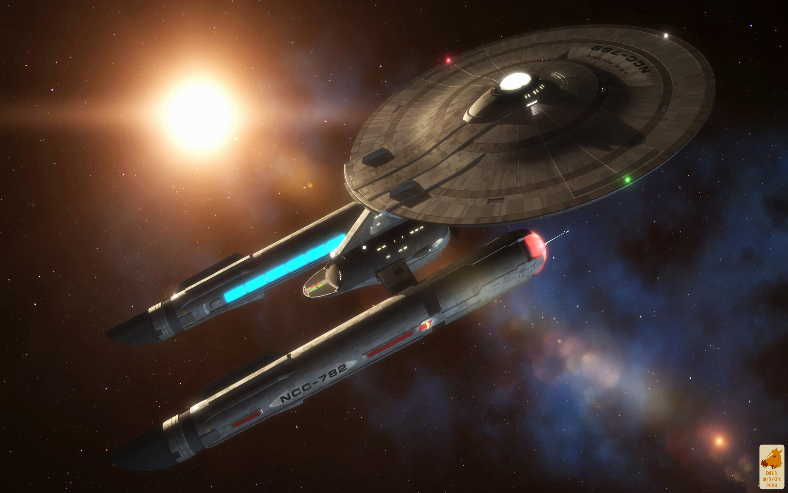 - Star Trek Uss Polaris Federation Starship - Star Trek Polaris - HD Wallpaper 