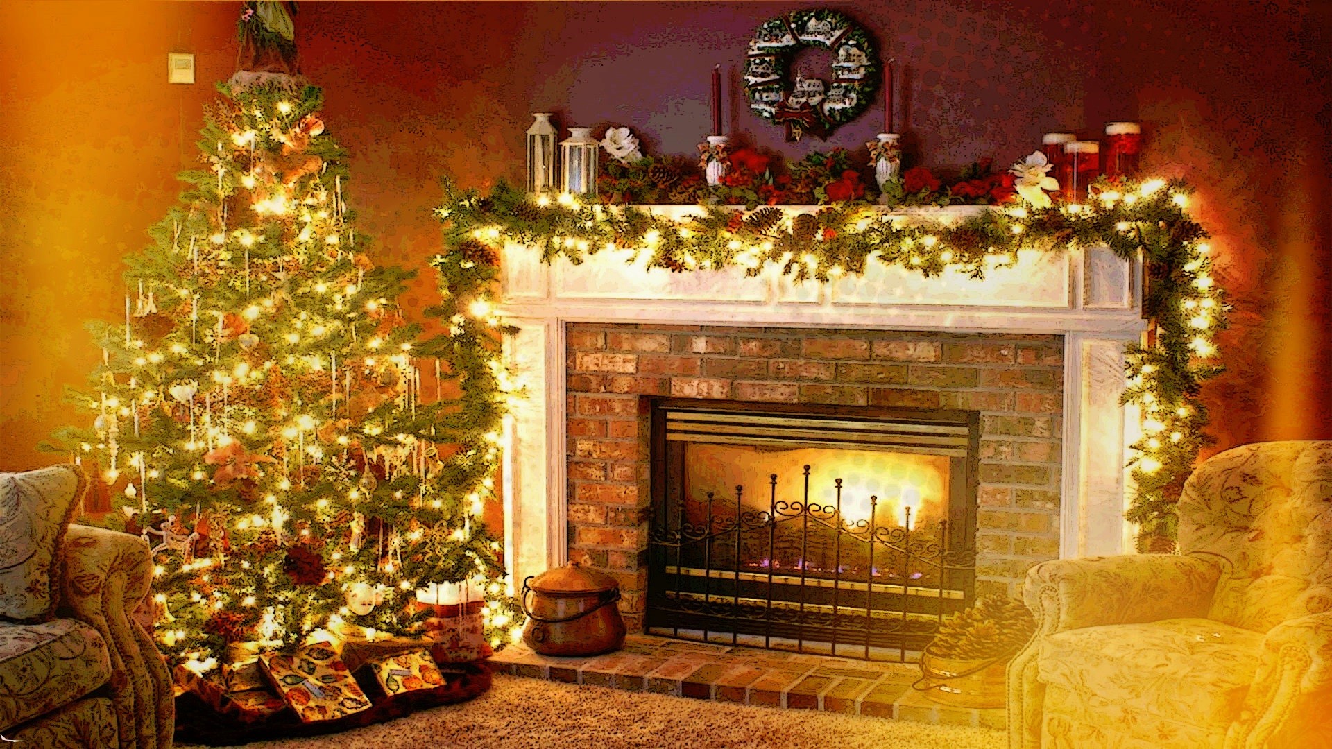 Christmas Trees From Hallmark Movies - HD Wallpaper 