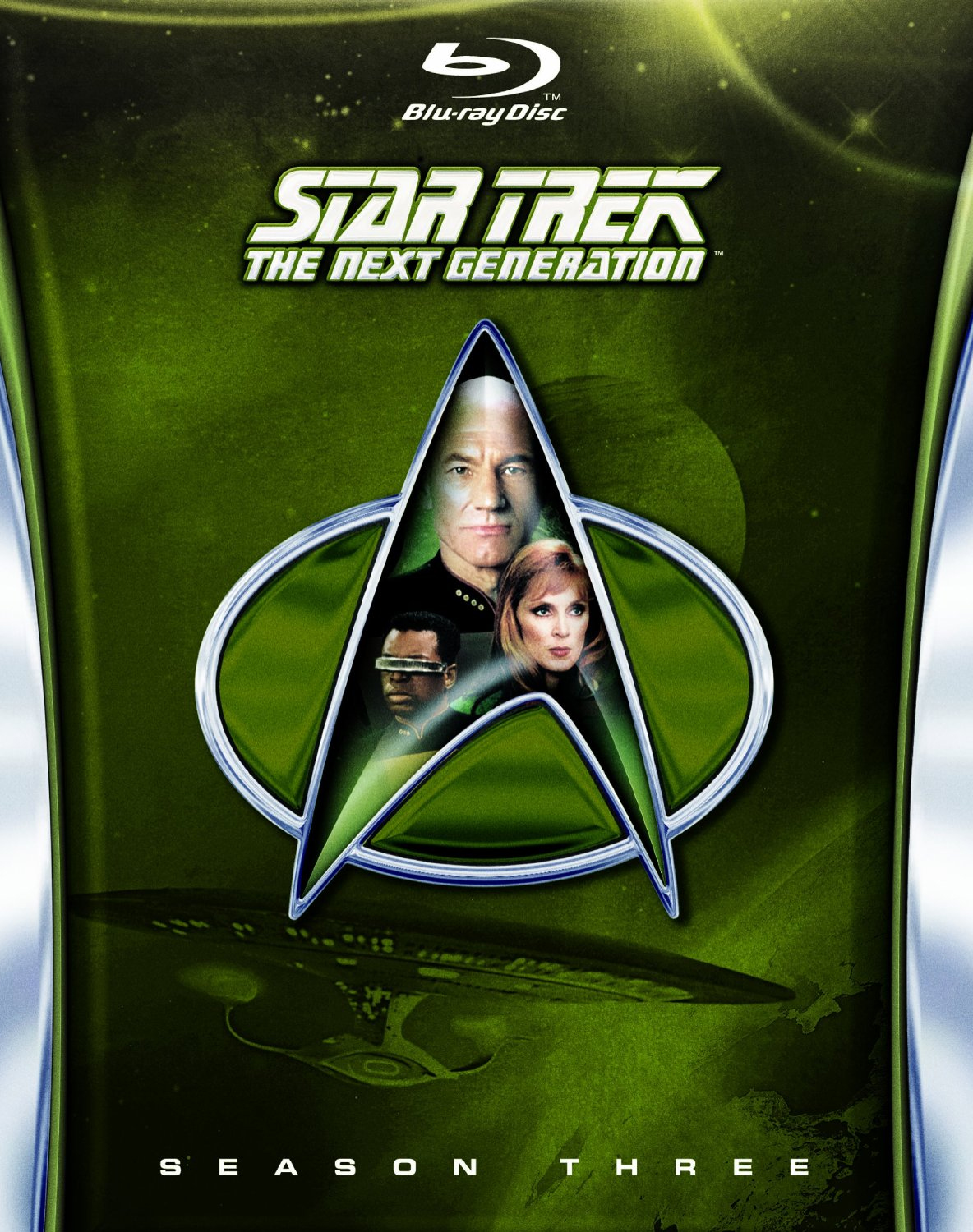 Star Trek The Next Generation Season 3 Blu Ray - HD Wallpaper 