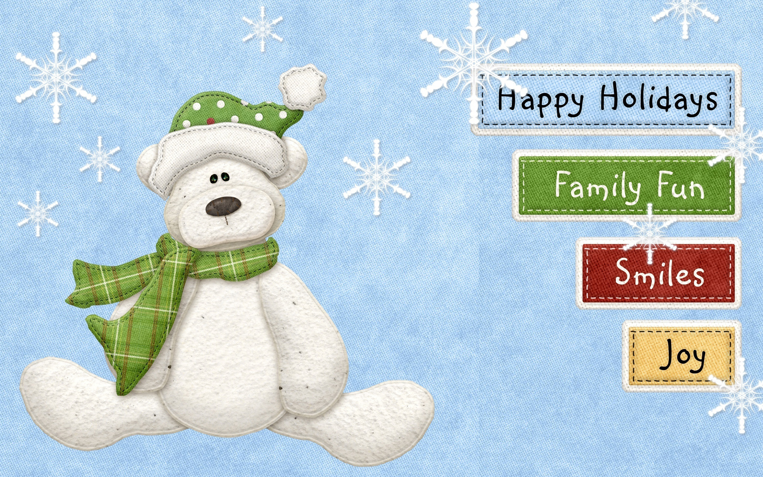 Happy Winter Holidays - HD Wallpaper 