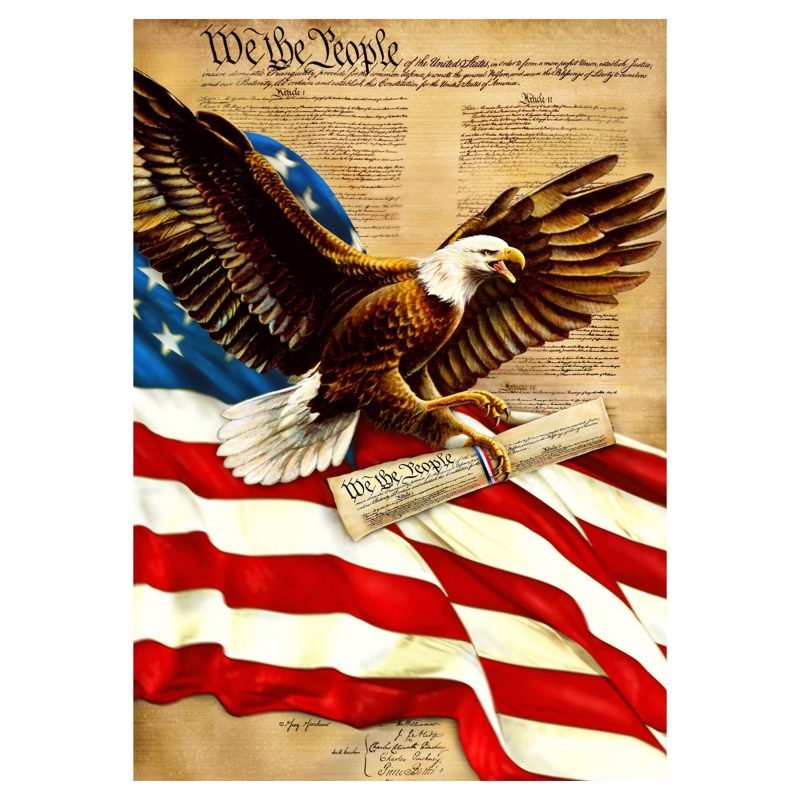 Patriotic Wallpapers For Desktop - Declaration Of Independence Eagle - HD Wallpaper 