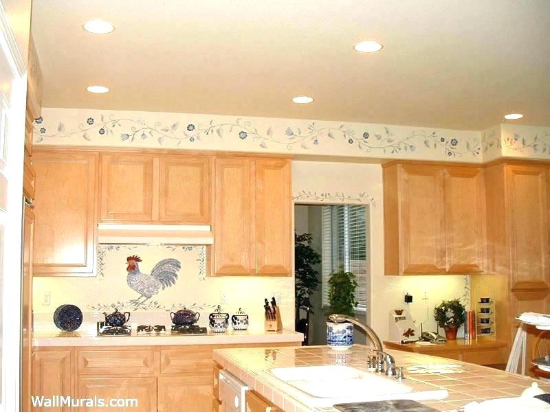 Rooster Wallpaper Border - Pretty Kitchen - HD Wallpaper 