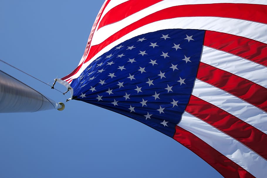 Flag Of United States Of America, American Flag, Flag - Symbol Narodowy Usa - HD Wallpaper 