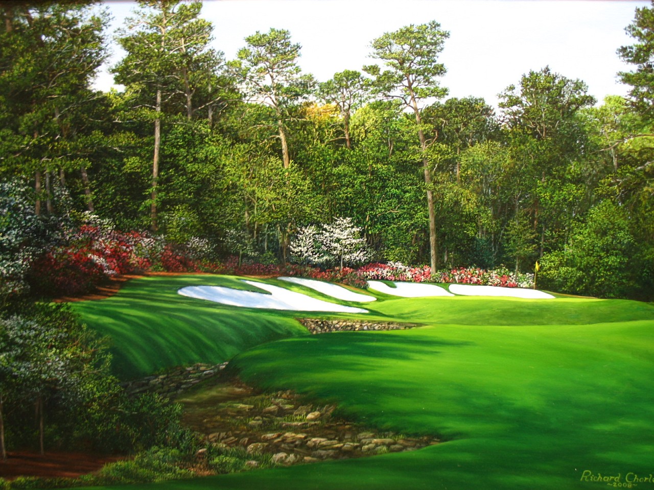 Autumn Golf Course Wallpaper Ibackgrounds Golf Course Augusta National Golf Club 1280x960 Wallpaper Teahub Io