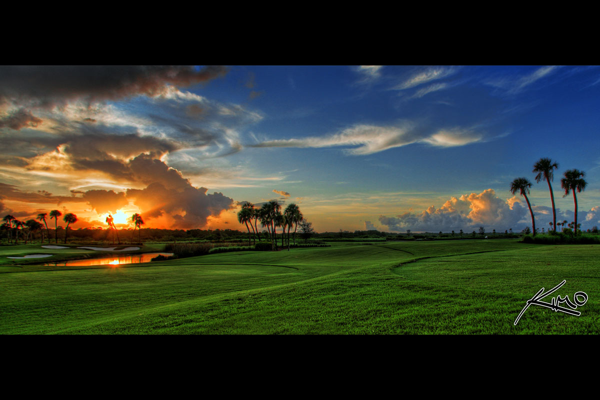 Golf Courses Background Florida - HD Wallpaper 