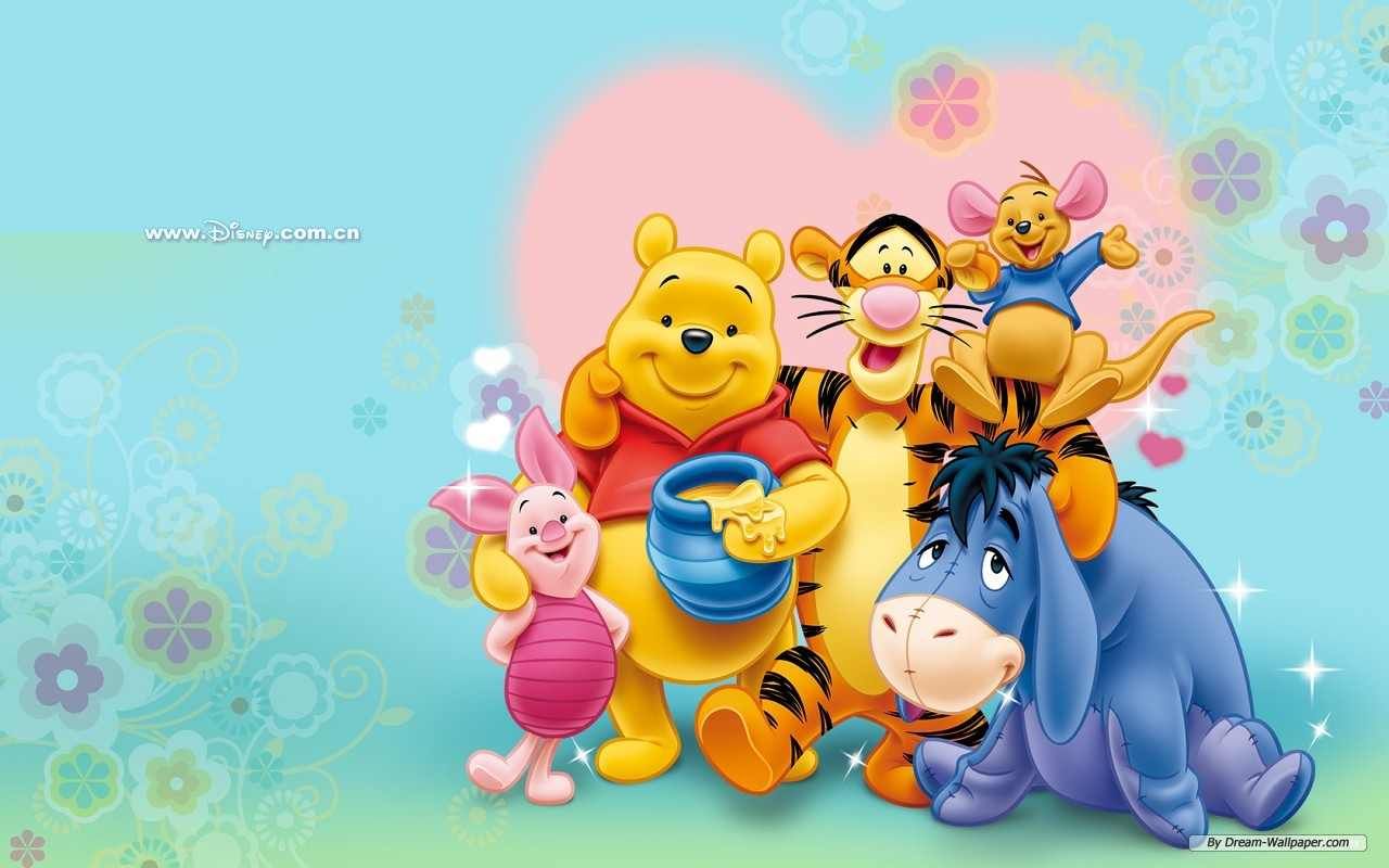 Cartoon Winnie The Pooh Wallpaper - Winnie The Pooh Background - HD Wallpaper 