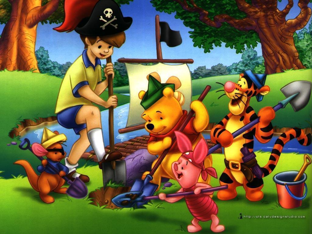 Winnie The Pooh - Winnie The Pooh And Friends Hd - HD Wallpaper 