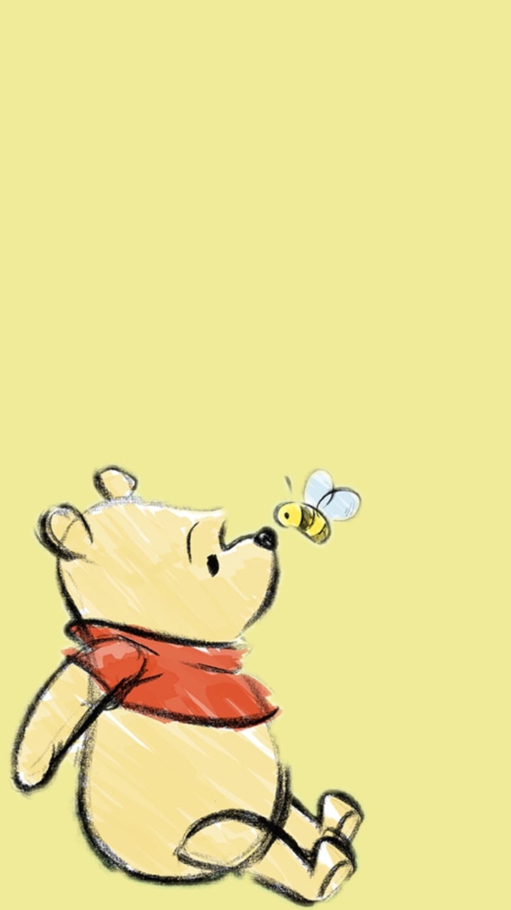 4s2vh2v Pooh Wallpaper くま の プー さん はち 7x1280 Wallpaper Teahub Io