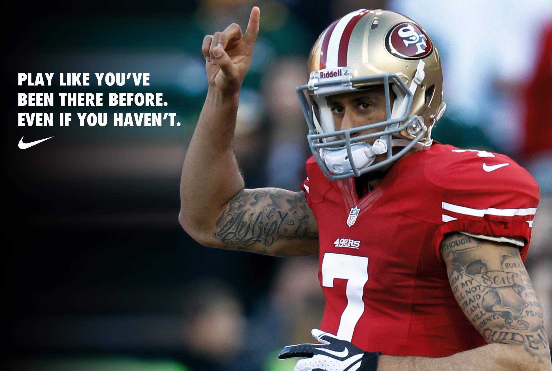 Colin Kaepernick Nike Quotes - HD Wallpaper 