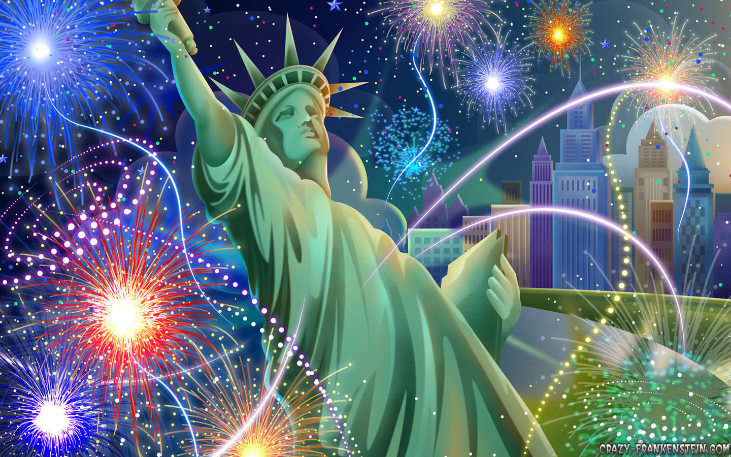4th Of July Art Deco - HD Wallpaper 