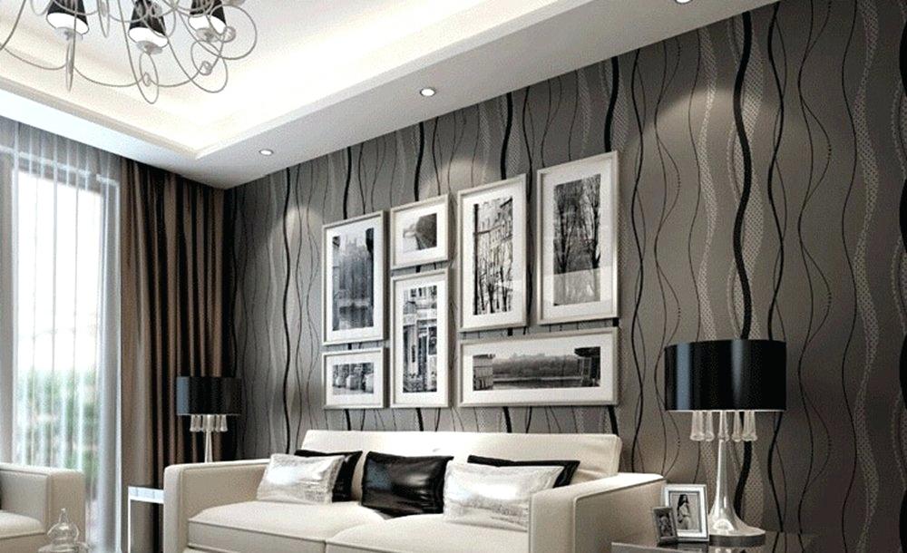 Wallpaper For Living Room Wall Full Size Of Decoration - Trendy Wallpaper Designs For Living Room - HD Wallpaper 