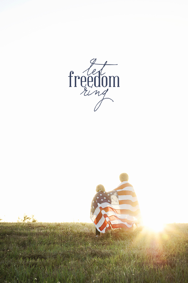 Stunning, Free Fourth Of July Printable And Iphone - Let Freedom Ring - HD Wallpaper 