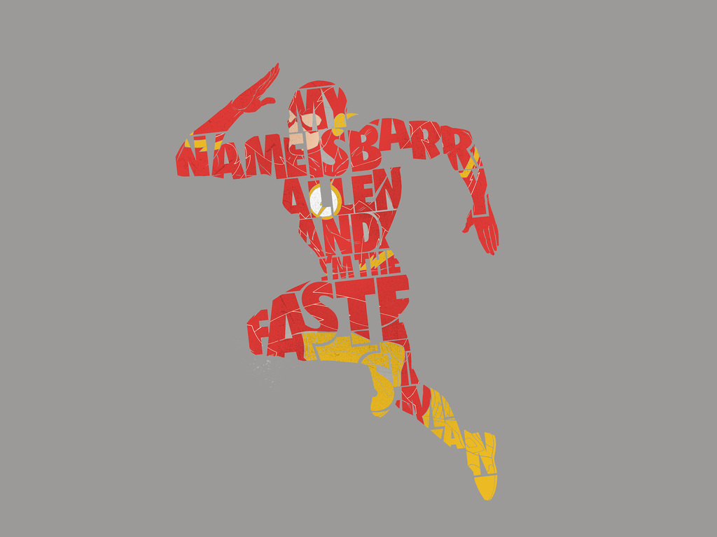 Flash Typography 4k Wallpaper - Wallpaper - HD Wallpaper 