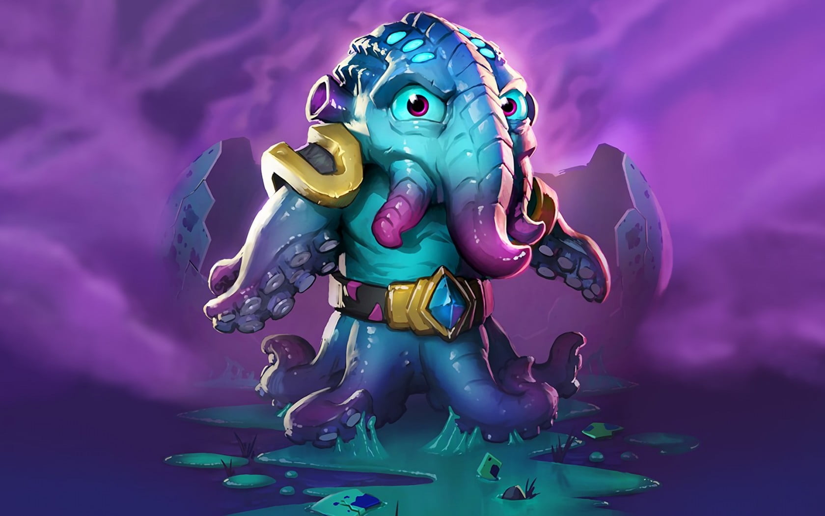 Hearthstone Old Gods Artwork - HD Wallpaper 