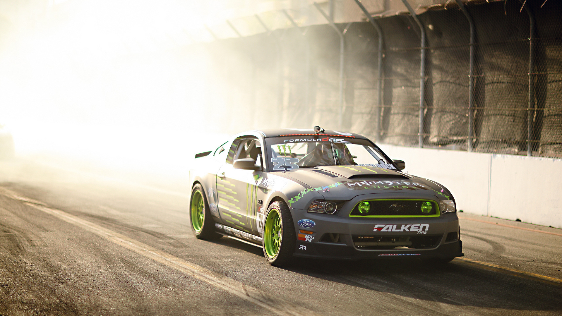 Drift, Competition, Ford, Monster Energy, Team, Gt, - Ford Mustang Gt500 Drift - HD Wallpaper 