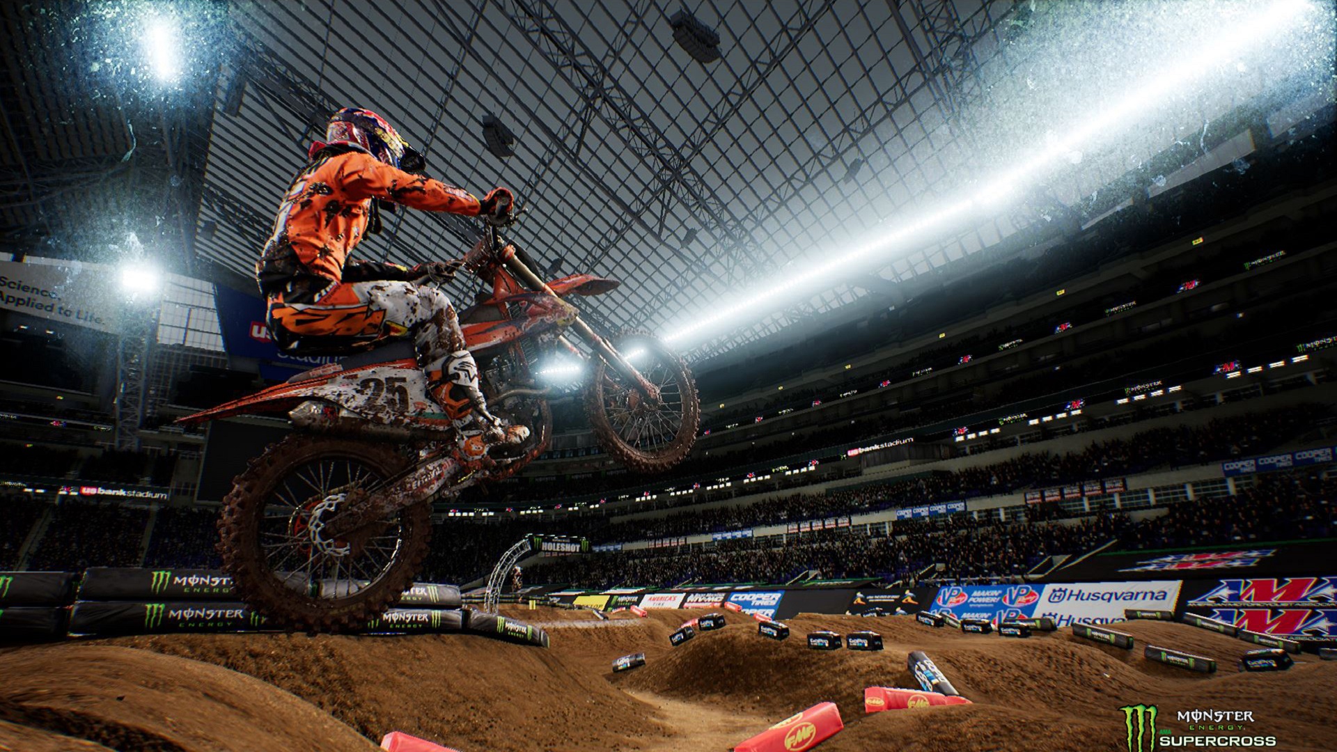 Monster Energy Supercross Hd Wallpaper - Monster Energy Supercross Game Ss - HD Wallpaper 