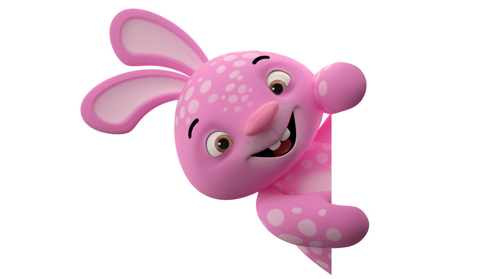 Smile, Pink, 3d, Funny, Rabbit, Character, Cute, Monster - Monster Cute Funny - HD Wallpaper 