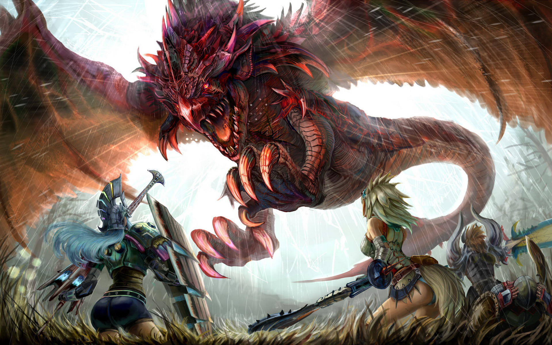 Monster Hunter Wallpapers Wallpaper 
 Data-src /w/full/c/5/5/404711 - Monster Hunter World Art - HD Wallpaper 