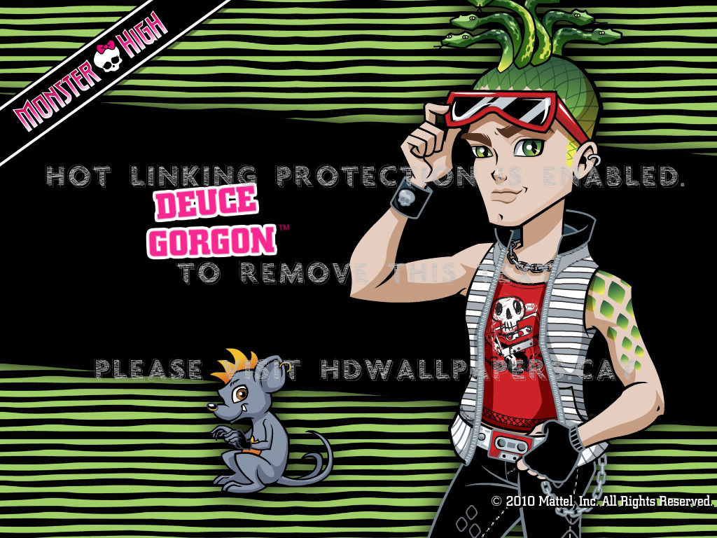 Deuce Gorgon Monster High Entertainment Tv - Monster High Deuce Gorgon - HD Wallpaper 