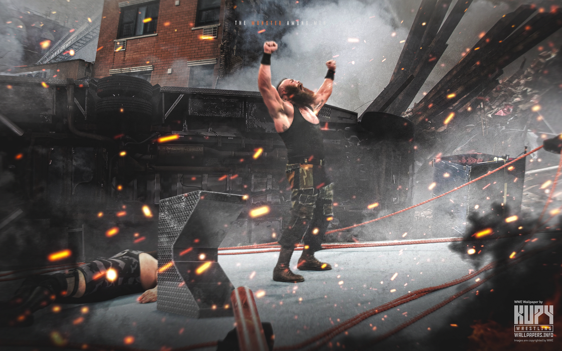 Braun Strowman Monster Among Men - HD Wallpaper 
