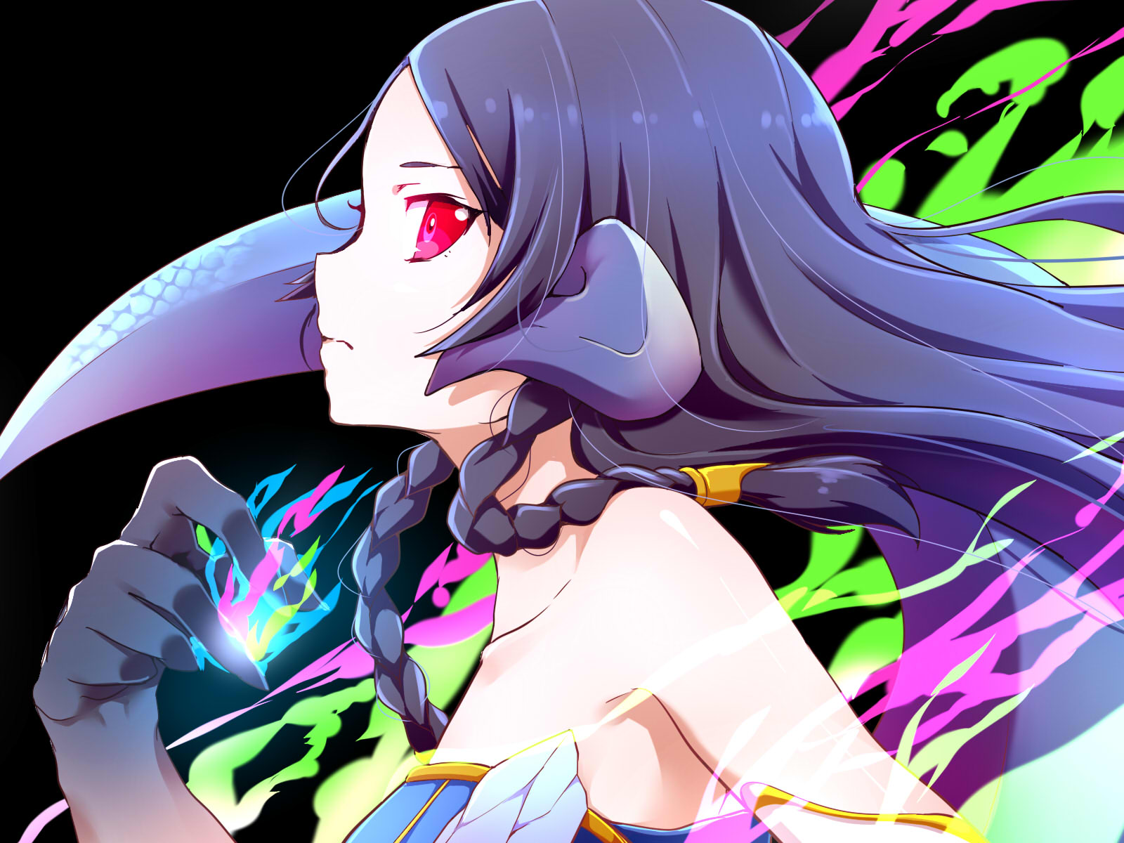 Anime Monster Girl - HD Wallpaper 