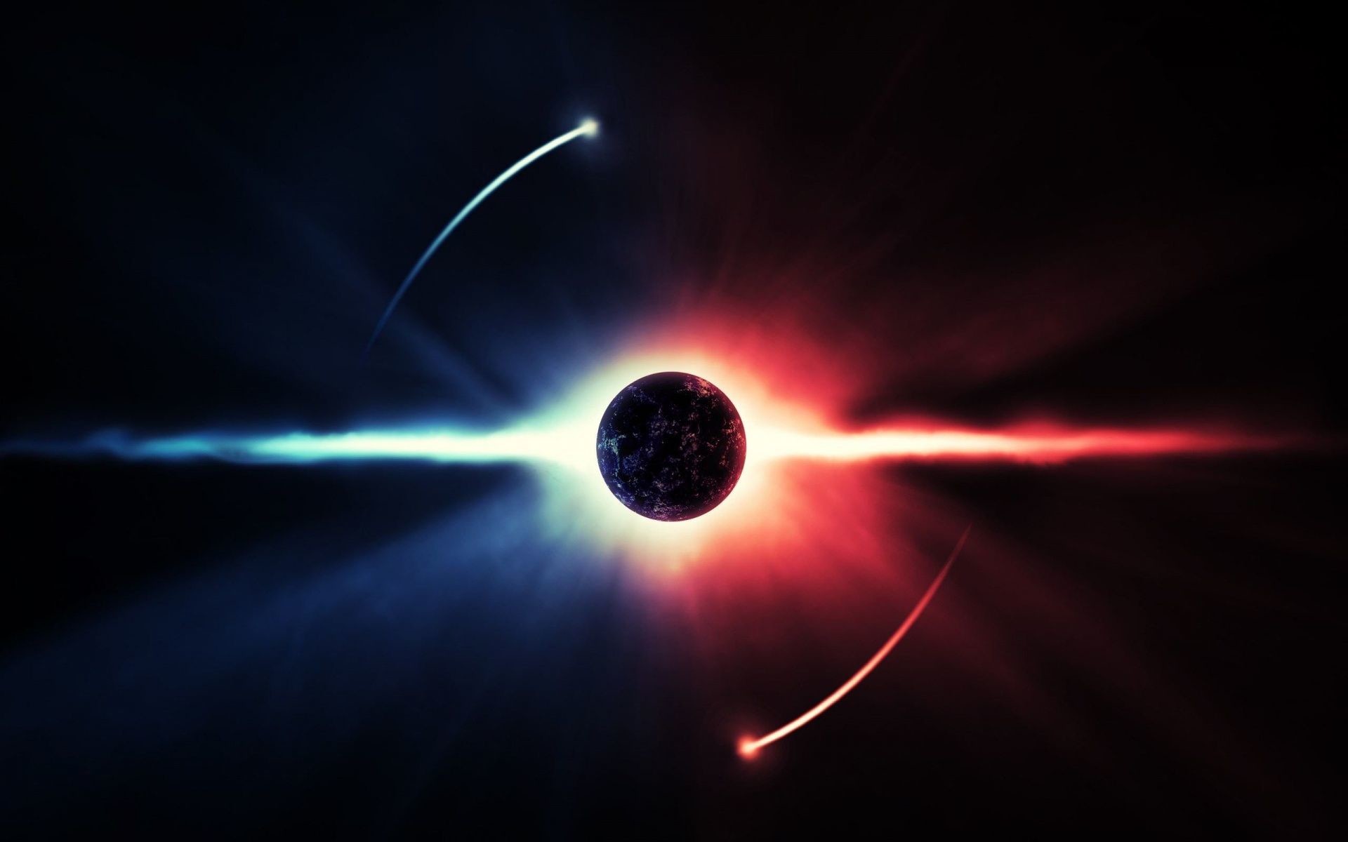Wiki Energy Wallpapers Hd For Desktop Pic 
 Data Src - Red And Blue Planet - HD Wallpaper 