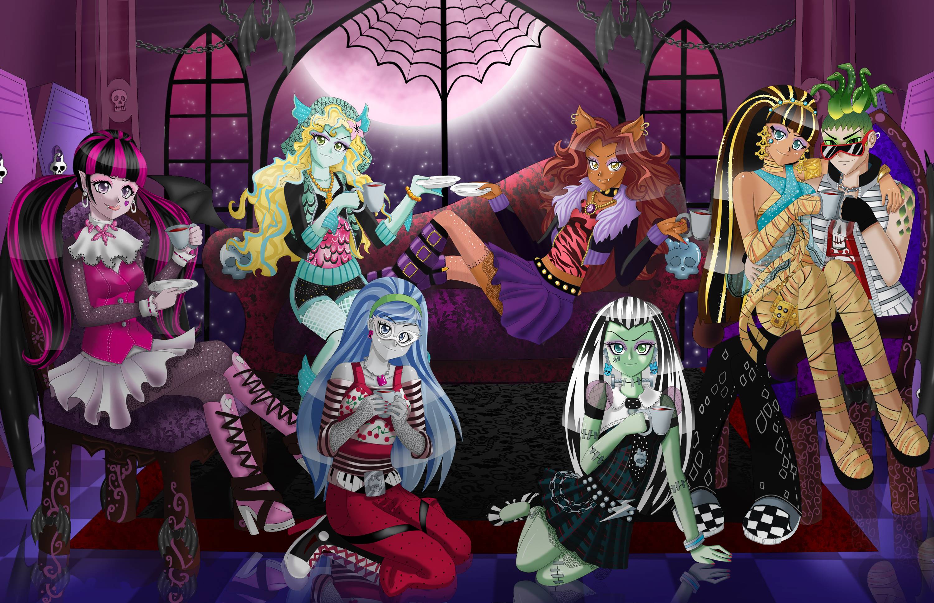 Monster High Anime - HD Wallpaper 
