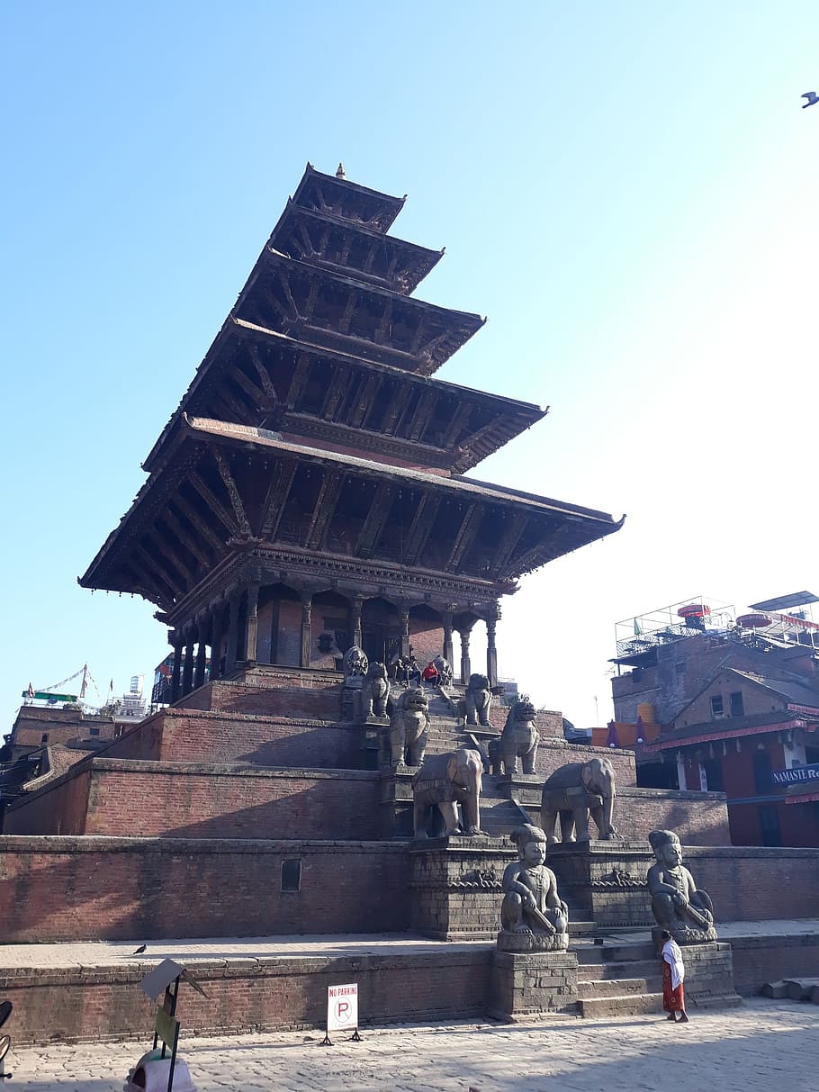Nyatapola Temple Is Located At Bhaktapur, Nepal, Khwopa, - Nyatapola Temple - HD Wallpaper 