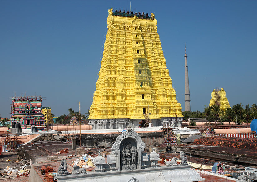 Rameshwaram Temple Images Hd Download - HD Wallpaper 
