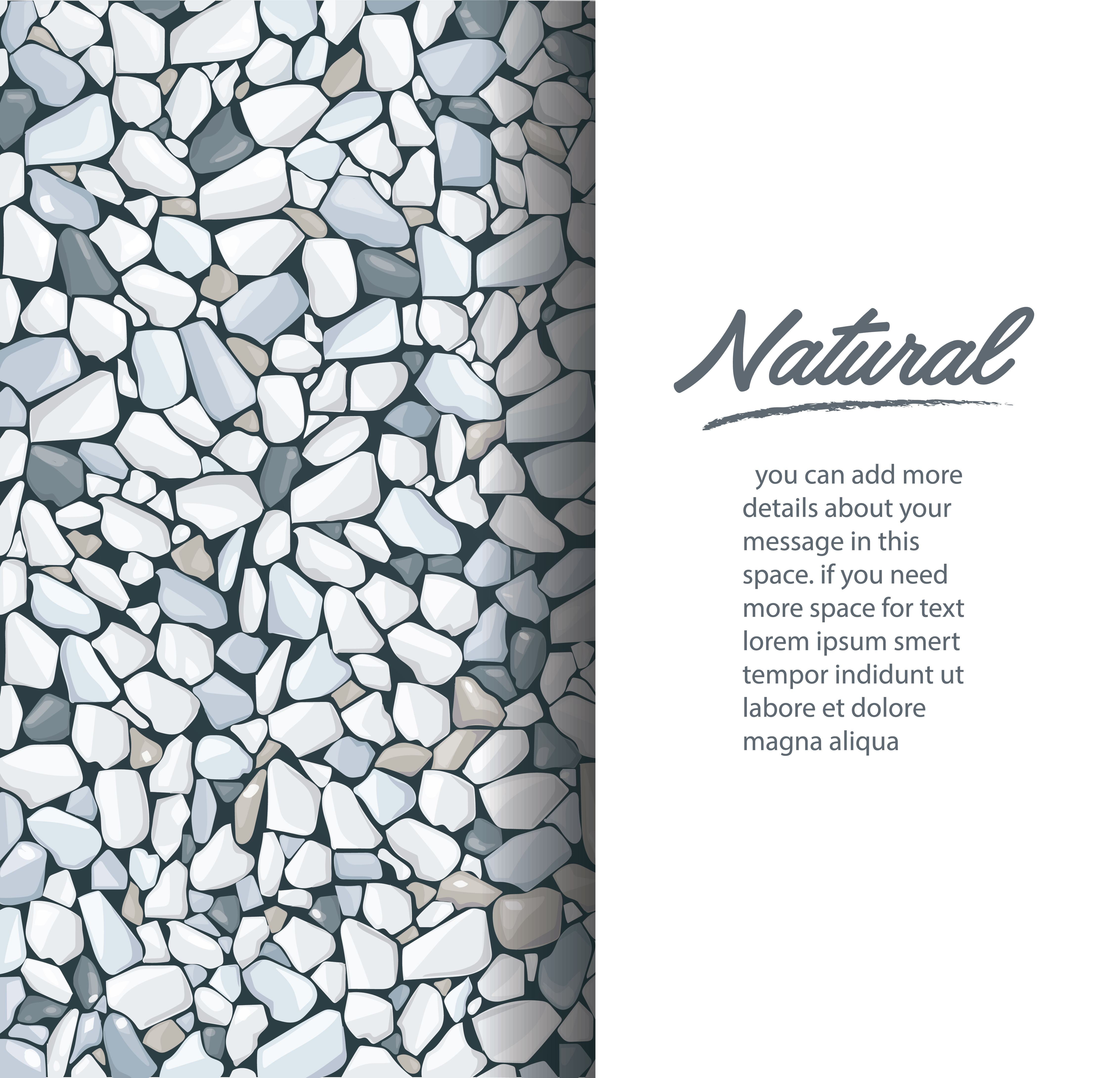 Modern Style Close Up Round Stone Background And Space - Gravel Illustration - 4530x4360 Wallpaper Modern Style Close Up Round Stone Background And Space - Gravel Illustration - 4530x4360 Wallpaper