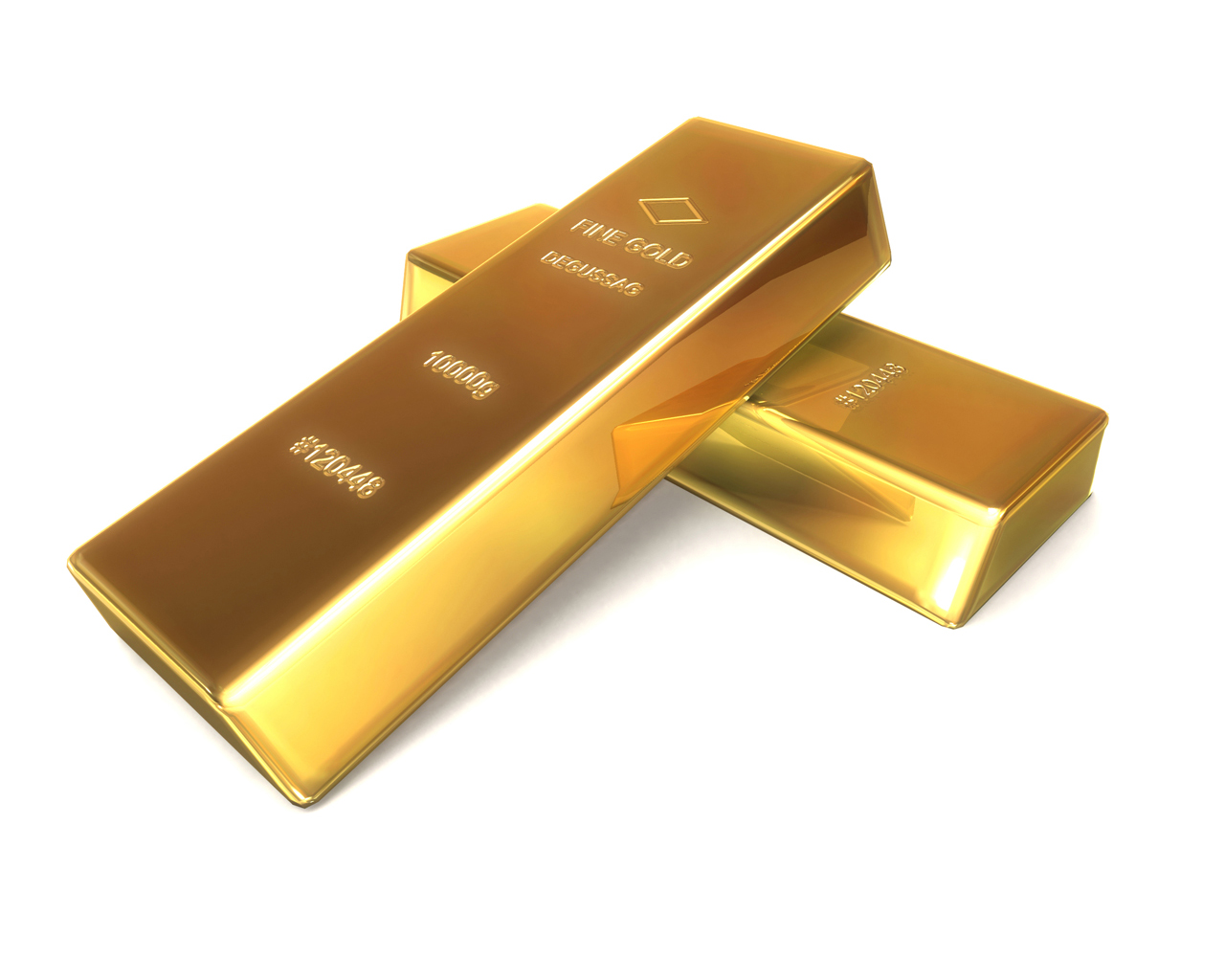 Two Gold Bars - Gold Bar Color Code - HD Wallpaper 