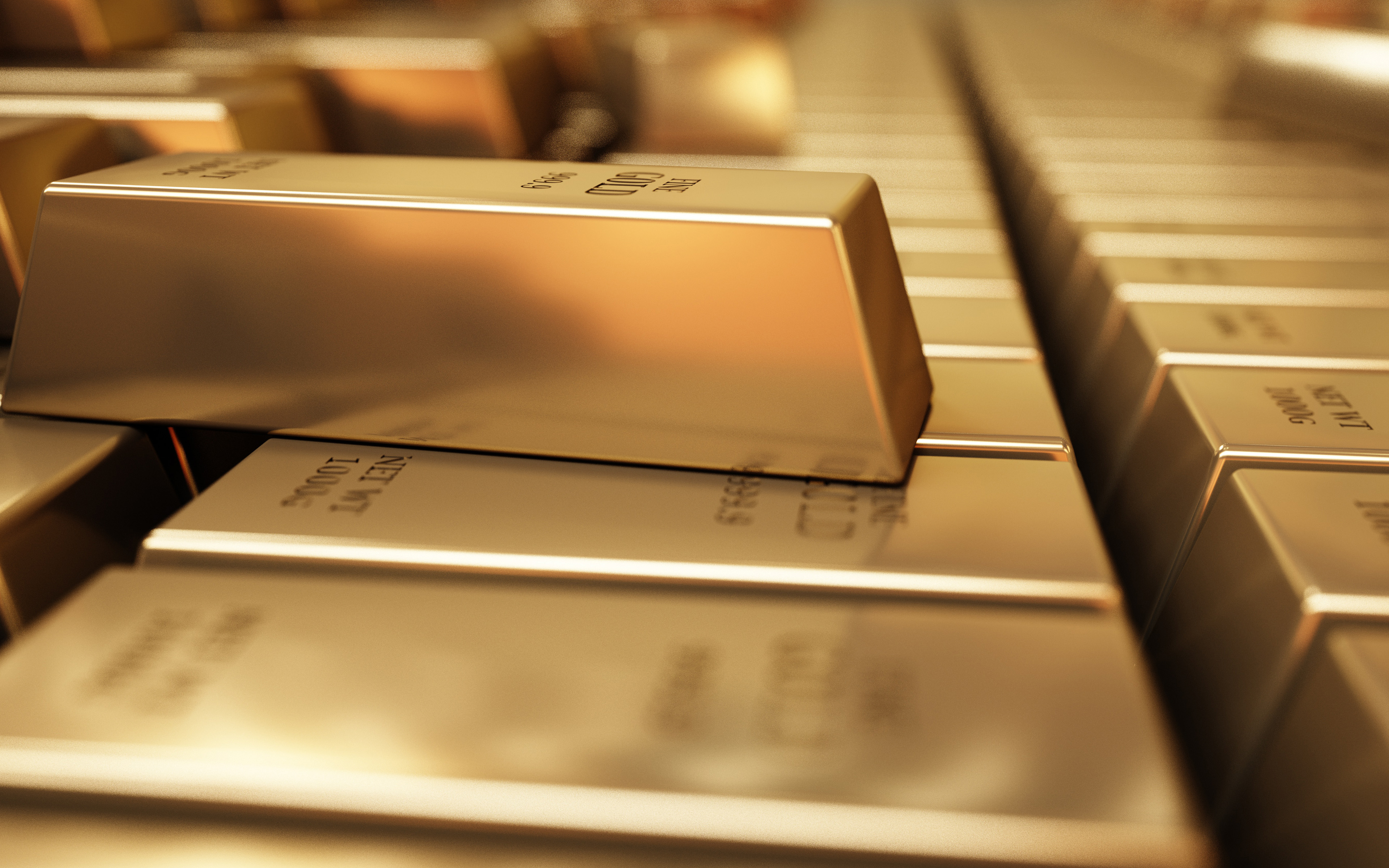 Gold Bars, Gold, 4k, Business Concepts, Gold And Foreign - Gold Bullion  High Resolution - 3840x2400 Wallpaper 