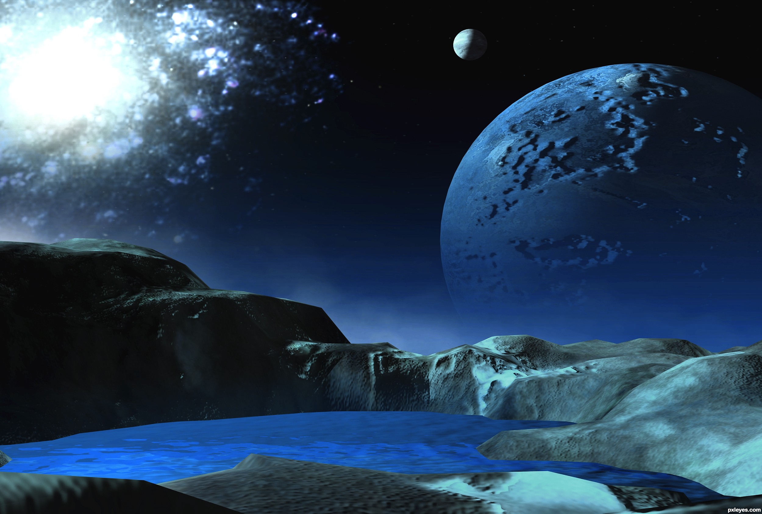 Alien Worlds - HD Wallpaper 