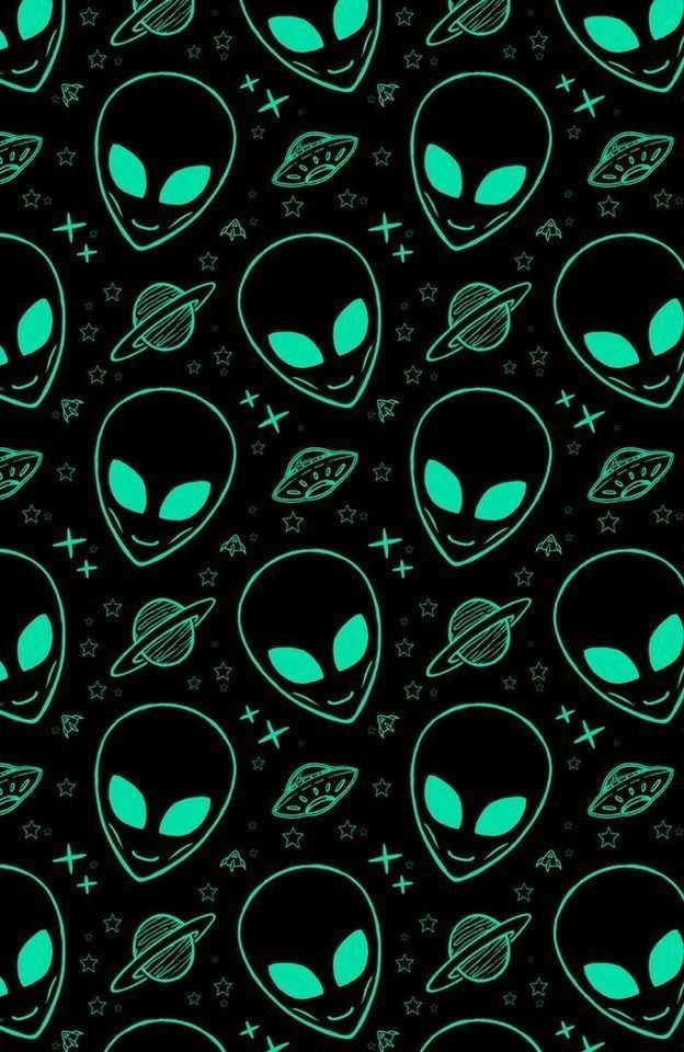 Alien Wallpaper Aesthetic - HD Wallpaper 