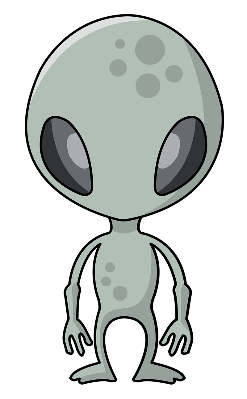 Free To Use Public Domain Alien Clip Art - Cartoon Alien No Background - HD Wallpaper 