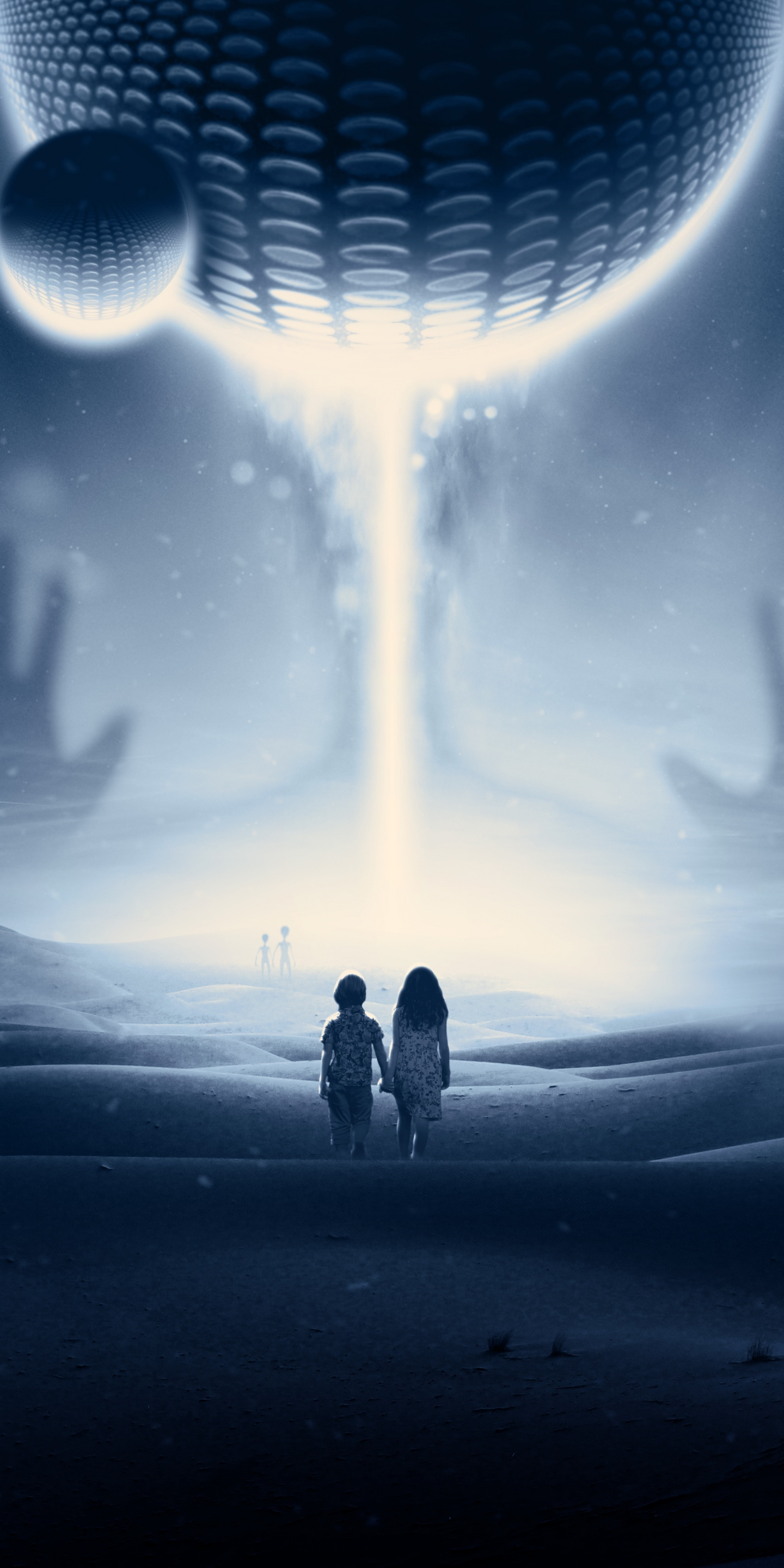 Spaceship, Children, Dream, Alien, Landscape, Desert, - HD Wallpaper 