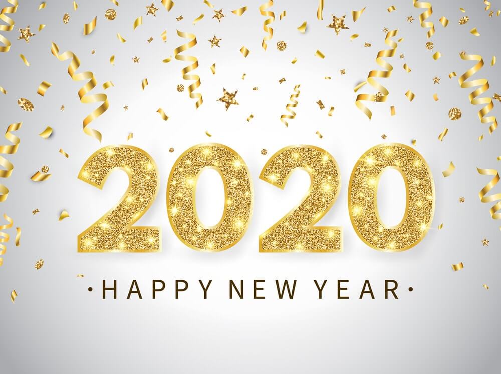 New Year 2020 Light Color Wishes Wallpaper Hd - Best Happy New Year 2020 - HD Wallpaper 