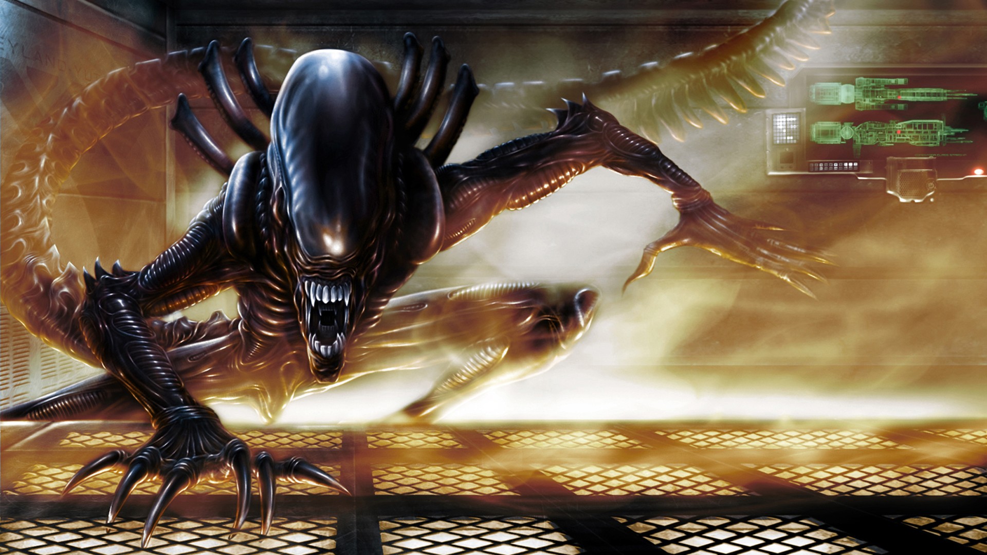 Alien Fan Art - HD Wallpaper 