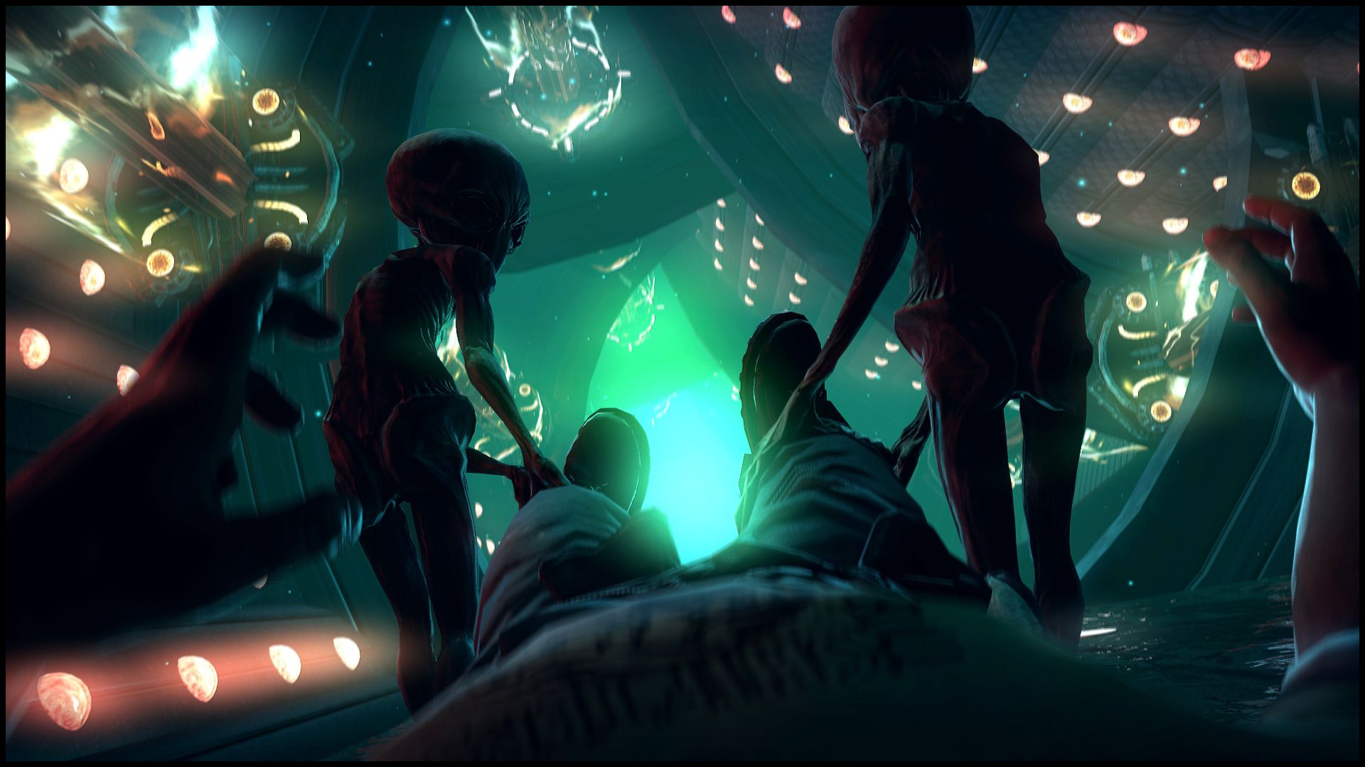 Grey Abduction - HD Wallpaper 